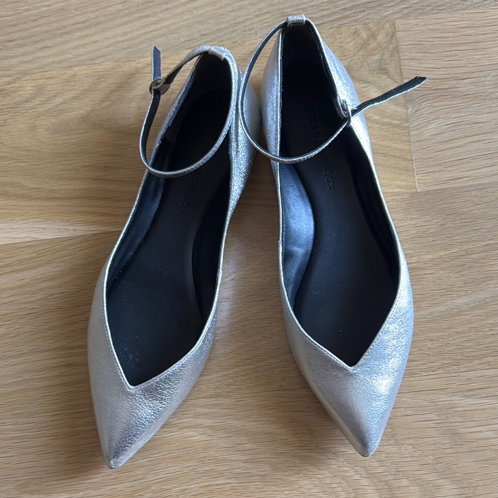 Sigerson-Morrison ankle strap flats